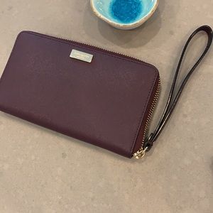 Kate Spade Plum Wristlet